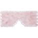 glowiest Rose Quartz Eye Mask: 100% Real Stone Eye Mask to improve Fine Lines Puffiness and Irritation | For Hot & Cold Anti-Aging Therapy