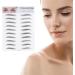  BIUDECO 2 Pieces Eyebrow Stickers 3d Hair Like Eyebrow Sticker Imitation Eyebrow Transfer Makeup Eyebrow Sticky Eyebrow False Shaper - Buy Online on GoSupps.com