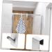 Gadpiparty 6 Pcs Bathroom Door Hook Shower Door Coat Hangers Bath Towel Hooks Back Door Hook Storage Coat Hook 17.8X4CMx3pcs Silverx3pcs - Buy Online on GoSupps.com