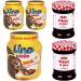Pufai Lino Lada Duo Milk and Hazelnut Spreads 350 g (Pack of 3)