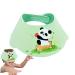 Maciun Toddler Shower Cap Waterproof Kids Shower Cap Adjustable Shampoo Bath Shield For Kids Keep Ear Dry Eye Coverage Green