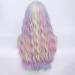 Colorful Rainbow Wavy Wig with Bangs - Perfect for Music Festivals, Parties, and Halloween - 27.5 - Buy Online on GoSupps.com
