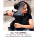 LANDOT Professional 2 Inch Ceramic Hair Straightener for Long Thick Curly Hair - Purple Black - Buy Online on GoSupps.com