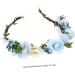MAGICLULU Bridal Wreath Tiara Blue Tiara Hair Accessory for Girls Wedding Hair Garland Simple Garland for Women Wedding Hair Wreath Party Decor Baby Flower Child Bohemia Makeup Silk Cloth - Buy Online on GoSupps.com