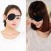 Black Adjustable Concave Shape Eyepatch for Amblyopia - Adult & Kid's Single Eye Mask - Buy Online on GoSupps.com