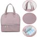 MOVKZACV Double Layer Insulated Baby Bottle Bag - Purple, Fits 3 Bottles, Multi-Function Breastmilk Cooler for Breast Milk and Bottle Set - Buy Online on GoSupps.com