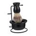 Minkissy 1 set of a beard set Razor brush with holder shaving bowl holder shaving badge organizer shaving brush for men shaving brushes shaving soap man metal beauty instrument ABS