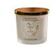 Personalised Large Double Wick Engagement Candle Gift with Gold Leaf (Planet spa)