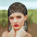 FZBNSRKO 4-Piece Wide Floral Pearl Lace Headband Set for Women - Fashion Hair Accessories in Random Colors - Buy Online on GoSupps.com