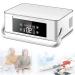Insulin Cooler Refrigerated Box Portable Car Refrigerated Travel Case Keeping Cooling 2-8 Built-in Rechargeable Lithium Battery for Diabetic Medication Organizer White-220V-Battery*1 Battery*1 White