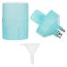 Minkissy 1 set of applianter bottle for hair color color shampoo hair dye shampoo shampoo for the scalp shampoo for hair -colored hair oil bottle dripper plastic hair rinsing conical sky blue