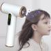 White Cordless Hair Dryer Low-Heat Hair Care Blow Dryer with LED Temperature Display 3 Levels Wind Speed Adjustment Fast Drying Low Noise Hair Dryer for Home/Painting