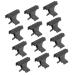 Buy Gazechimp 12 Piece Butterfly Hairdressing Clips - Durable Plastic Sectioning Clips (Black) for Hair Styling | International Shipping Available - Buy Online on GoSupps.com