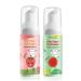 Foam Toothpaste Kids Toddler Anti-Cavity with Low Fluoride Baking Soda Toothpaste 360 Care for Mouth for Kids Age for 3 and Up Strawberry & Watermelon Fruity Mix Pack