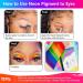 12 Colors Neon Pigment Powder for Nails & Eyeshadow - Unique Gifts for Women | Fluorescent Rainbow Smoke Nails - Christmas & Secret Santa Presents - Buy Online on GoSupps.com