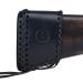 OXPANG Leather Rifle Gun Buttstock Extension, Slip on Recoil pad, Shotguns Gun Butt Protector Black(Veg tanned)