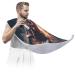 Motorcycle Astronaut Beard Bib Apron Beard Hair Catcher for Men Shaving Fathers Day Anniversary Christmas Gifts for Dad Husband Beard Bib with 2 Suction Cups