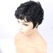 VCK Black Short Curly Pixie Cut Human Hair Wig for Black Women - Natural Fashion Short Wig - Buy Online on GoSupps.com
