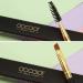 Docolor Professional Angled Eyebrow Brush & Eyelash Brush - Black | Perfect for Precise Eyebrow Makeup | International Shipping Available - Buy Online on GoSupps.com