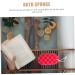 GLSTOY 6pcs Three Layer Bath Sponge - Exfoliating Body Scrubber for Men - Shower Loofah Sponge - Buy Online on GoSupps.com