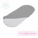 Shop 100% Cotton Grey Fitted Jersey Sheet - Oval Shape for International Shipping - Buy Online on GoSupps.com