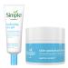 Simple Water Boost Skin Quench Gel Face Cream for Dry Skin 50 ml & Simple Water Boost Hydrating Eye Gel 25 ml