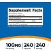 Nutricost 5-HTP 100mg - 240 Vegetarian Capsules | Gluten Free & Non-GMO - Buy Online on GoSupps.com