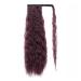 Ponytail Extension Kinky Straight Wrap Around Ponytail Hairpiece Afro Yaki Straight Pony Tails Extensions for Black Women Clip in Synthetic Ponytail Extension Ponytail Hairpiece for Women (Color : B BUG