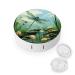 Contact Lens Case Dragonflies in Flight Print Plastic Contact Lens Case contact Lens Care Box ontact Lens Travel Box
