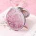 Mlysnd Pocket Mirror - 2 Pack Foldable Mini Makeup Mirrors - Portable Double-Sided Round & Square - Pink & Gold - Buy Online on GoSupps.com