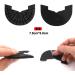 GOETOR Heel Plates for Sneakers 2 Pairs - Black Self-Adhesive Sole Repair Plates, Size 8-9 - Buy Online on GoSupps.com