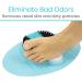Vive Foot Scrubber with Pumice Stone - Shower Feet Cleaner for Dead Skin - Exfoliating Massager and Brush - Callus Remover with Nonslip Suction Cups - Buy Online on GoSupps.com