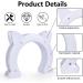 Miyabing Cat Door Interior Door  Pet Door Gate Hole Pass Through for Dogs Kitty Kittens  Easy to Install White - Buy Online on GoSupps.com