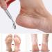 Stainless Steel Horn Skin Remover - Pedicure Tool with 10 Replacement Blades for Wet & Dry Feet | Effective Hard Skin Corneal Care - Buy Online on GoSupps.com