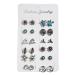 Feylie earrings 12 pairs mixed for turtle naval esters for shell earplug set attractive boho strand earrings jewelry decor gift for whom