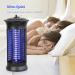 LED Mosquito Killer Lamp EU Or US AC100-240V Night Light UV Purple Bug Zapper Pest Bug Killer Trap Garden Patio Travelling Black purple - Buy Online on GoSupps.com