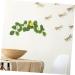 HOMSFOU 4 Pcs Simulation Lemon Pendant Dried Lemon Slices Decorative with Lemon Artificial Greenery Hanging Lemon Garland Flower Decor Leaves Room Decor Wall Hanging Fruit Plastic Yellowx2pcs 38x10cmx2pcs - Buy Online on GoSupps.com