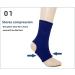 Buy Comfortable Ankle Brace Socks - Flexible Compression Sleeve for Sports | International Shipping Available - Buy Online on GoSupps.com
