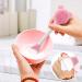 Pink Silicone Facial Cream Spatula & Double Head Mask Brush - Skincare Applicator Tool for Creams & Masks - Buy Online on GoSupps.com