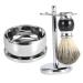 Faux Badger Shaving Brush Kit for Men | Premium Hair & Beard Shaving Set with Stand - International Shipping Available - Buy Online on GoSupps.com