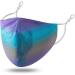 YienDoo Sparkly Gradient Masquerade Mask for Women & Girls - Blue & Purple Party Nightclub & Halloween Decoration - Buy Online on GoSupps.com