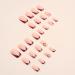 YoYoee Short Square French Press on Red False Nails - 24PCS | Acrylic Fake Nails for Women and Girls - Buy Online on GoSupps.com