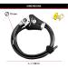 Master Lock 8428EURDPRO Adjustable Cable Lock - Secure Your Sports Equipment & Garden Furniture | 30 cm to 1.8 m Length 1 cm Diameter International Shipping Available - Buy Online on GoSupps.com