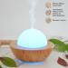 Zen'ar me Belisia Essential Oil Diffuser - Ultrasound Cold Air Aromatherapy - Bamboo & Glass Electrical Diffuser with LED Lighting for Room Fragrance - Buy Online on GoSupps.com