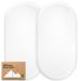 2 -pack organic fitted sheet baby bed for girls boys - 100% cotton fittings sheet stroller fittings sheet betting cars & weighing mattress cover unisex side bed fitted bed sheet (soft white)