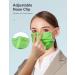 50 Pack Disposable Face Masks - 3-Ply Breathable Safety Masks for Indoor and Outdoor Use - Individually Wrapped - Multicolored - Buy Online on GoSupps.com