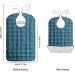 Karells Adult Bibs - Stylish & Functional 50x35cm Bibs for Men Women & Disabled | Perfect for Eating - Buy Online on GoSupps.com