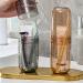 Valink Travel Toothbrush Box Set - Portable Toothpaste Cover & Mouthwash Cup Holder | Large Capacity Toothbrush Organizer - Light Brown - Buy Online on GoSupps.com