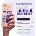 Gya Labs Nail Stickers - 20 Pcs Semi-Cured Gel Nail Strips for Long Lasting Nail Art - Lavender Pattern | Stick on Nails for Women - Buy Online on GoSupps.com