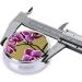Beautiful Orchids Round Pill Box | 3 Compartment Travel Organizer | Portable Pill Box for Travel - Buy Online on GoSupps.com